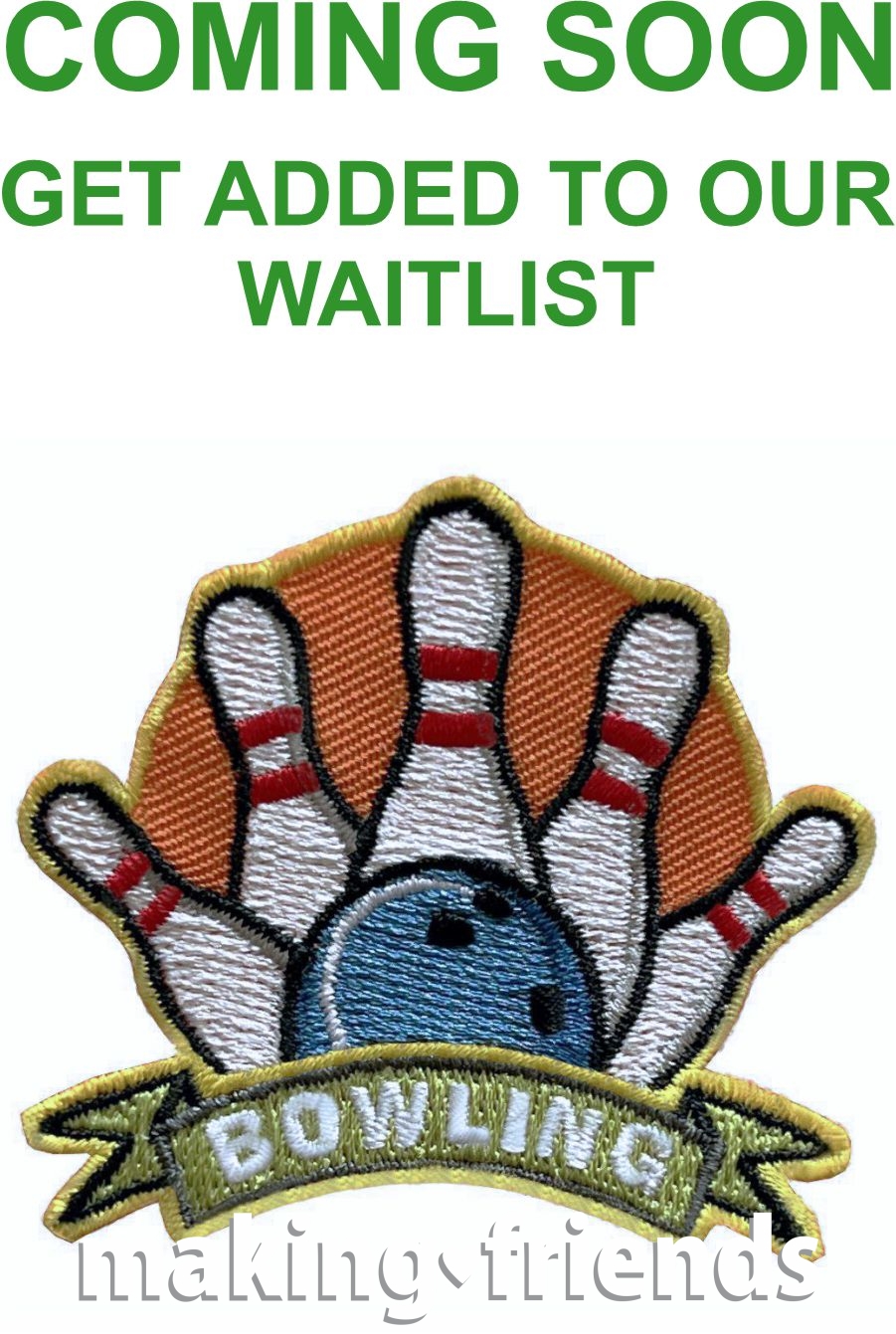 Girl Scout Bowling Patch