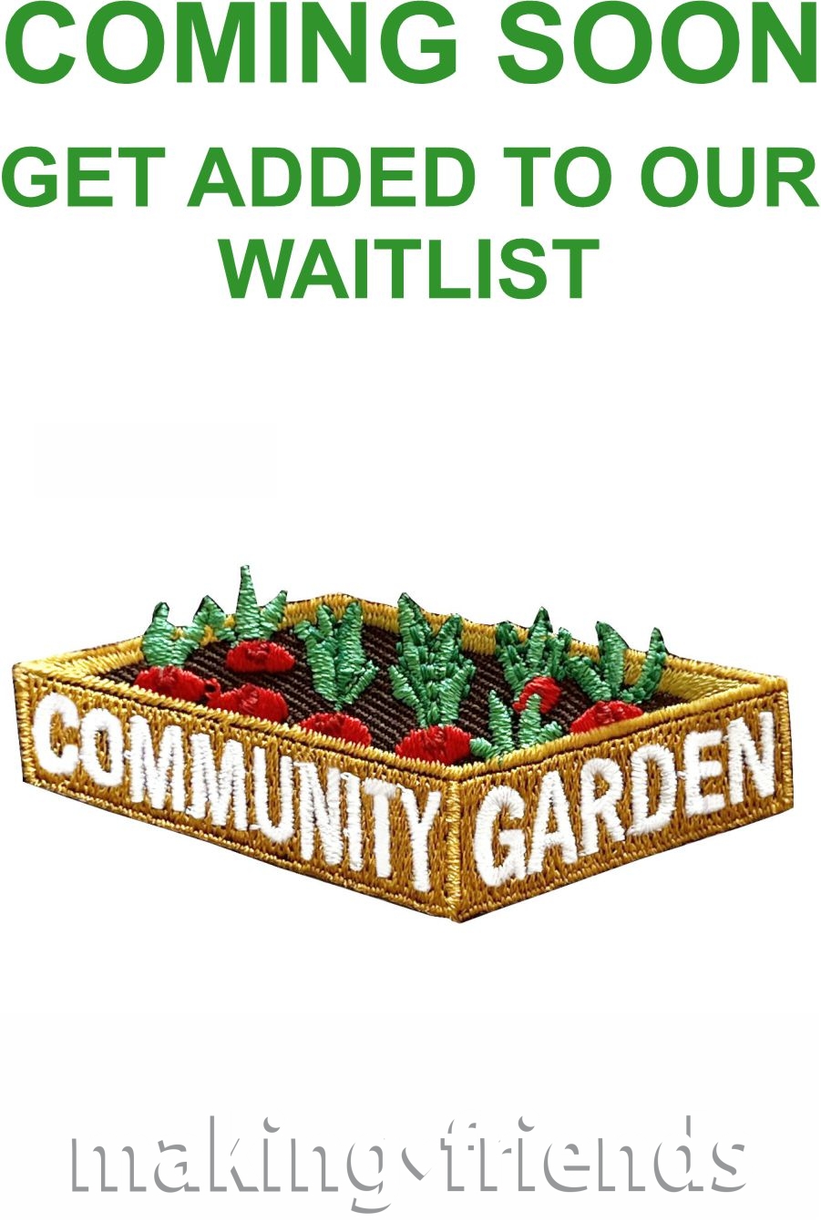 Girl Scout Community Garden Patch