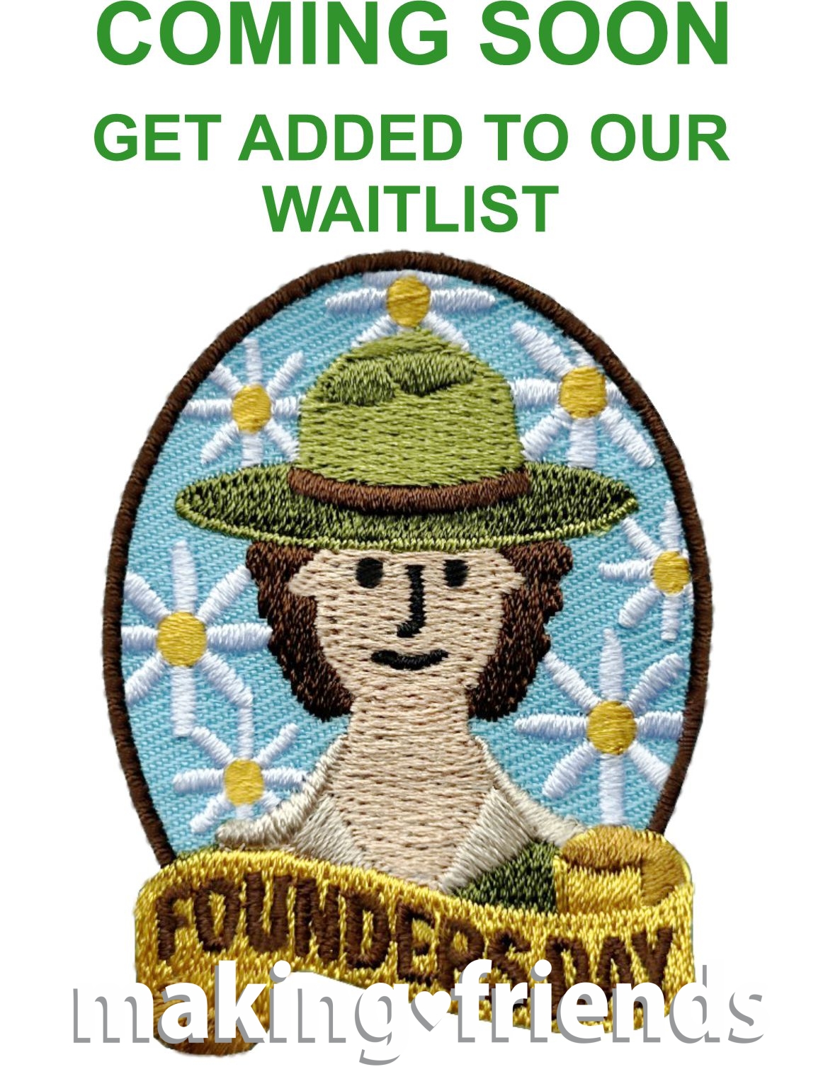 Girl Scout Founders Day Fun Patch