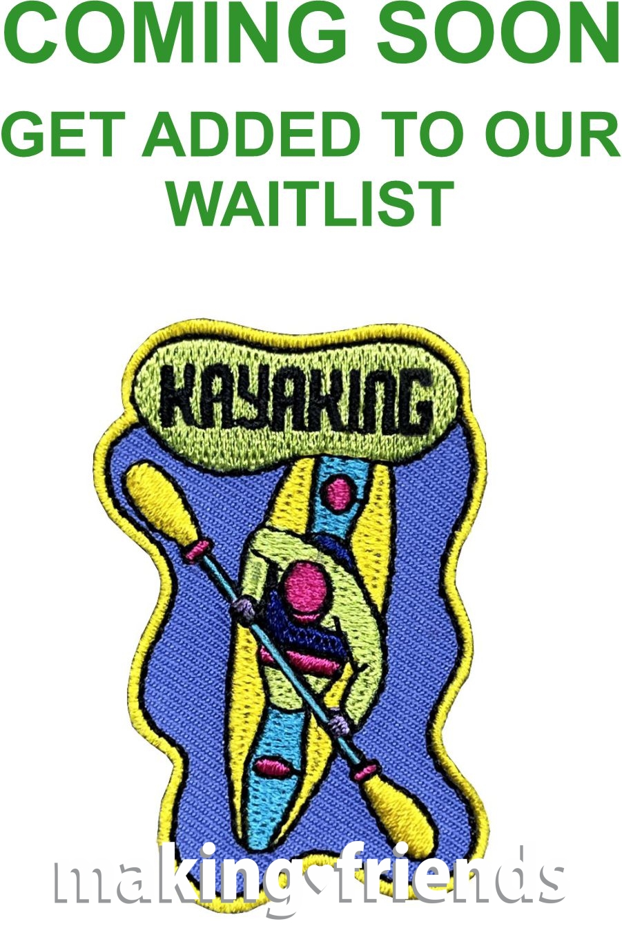 Girl Scout Kayaking Patch