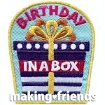 Girl Scout Birthday in a Box Patch