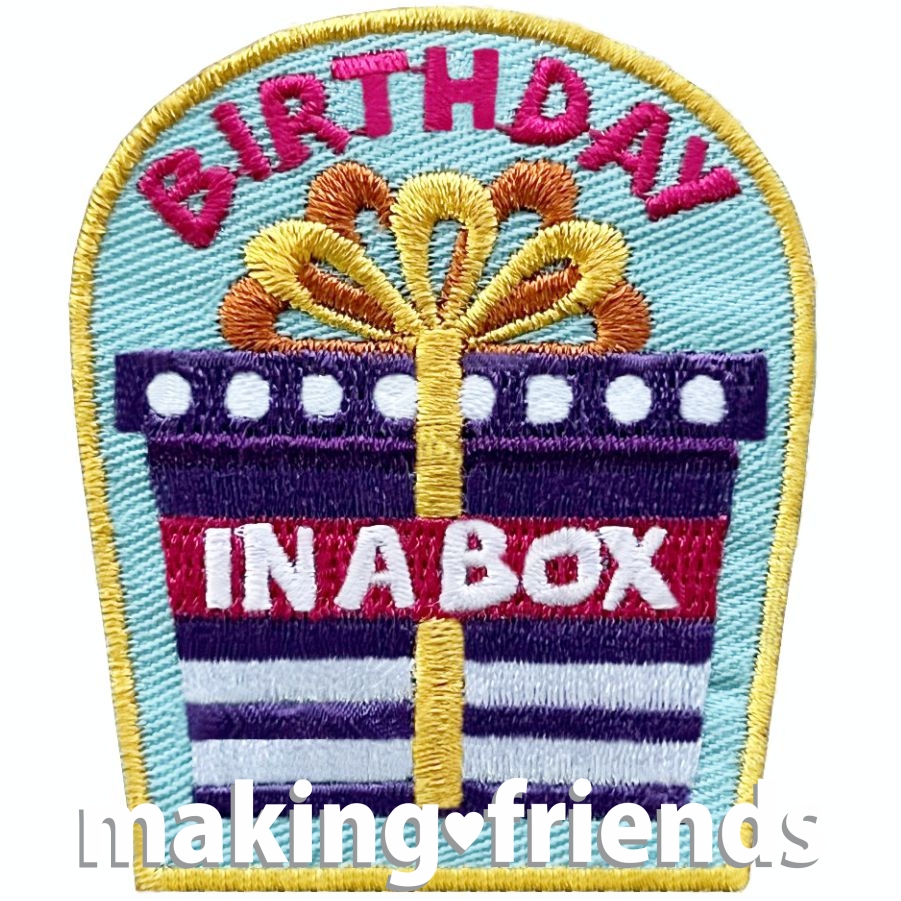 Girl Scout Birthday in a Box Patch