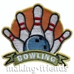 Girl Scout Bowling Patch