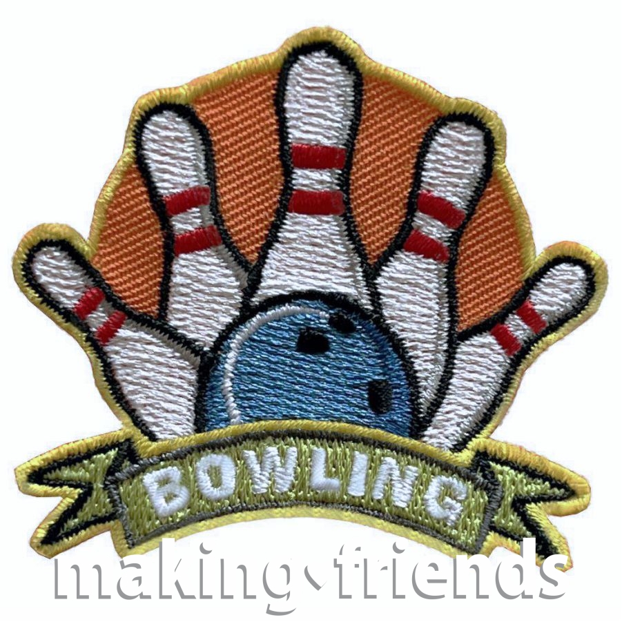 Girl Scout Bowling Patch