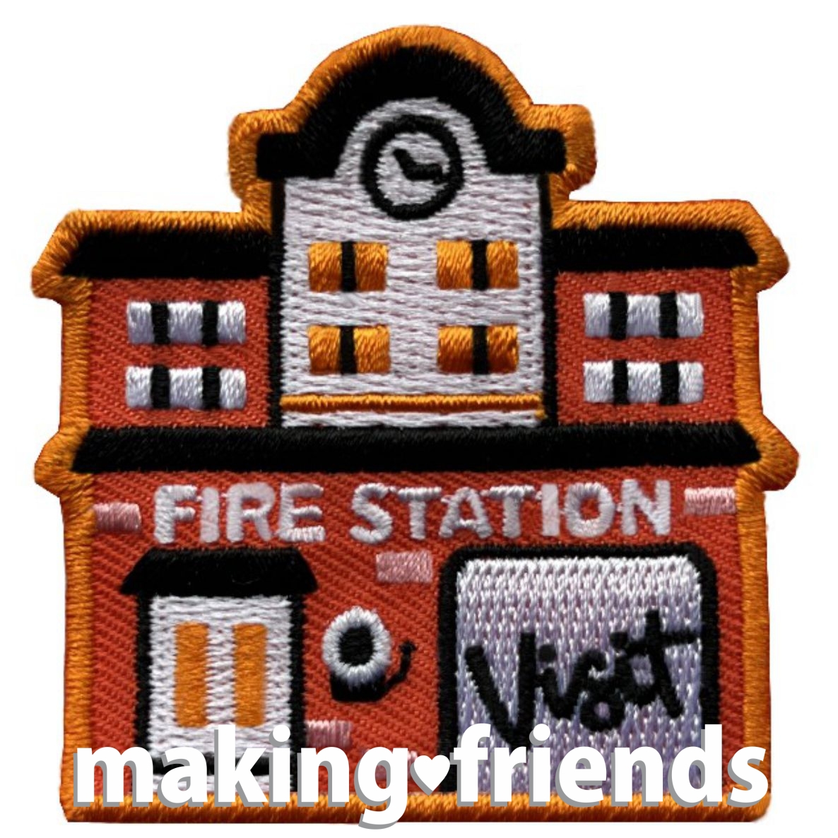 Girl Scout Fire Station Visit Patch