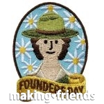 Girl Scout Founders Day Fun Patch