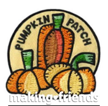 One of the fall seasons must do activity! #makingfriends #gsmakingfriends #funpatch #scoutpatches #girlscouts #scouts #girlscoutleader via @gsleader411