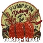 Girl Scout Pumpkin Picking Patch