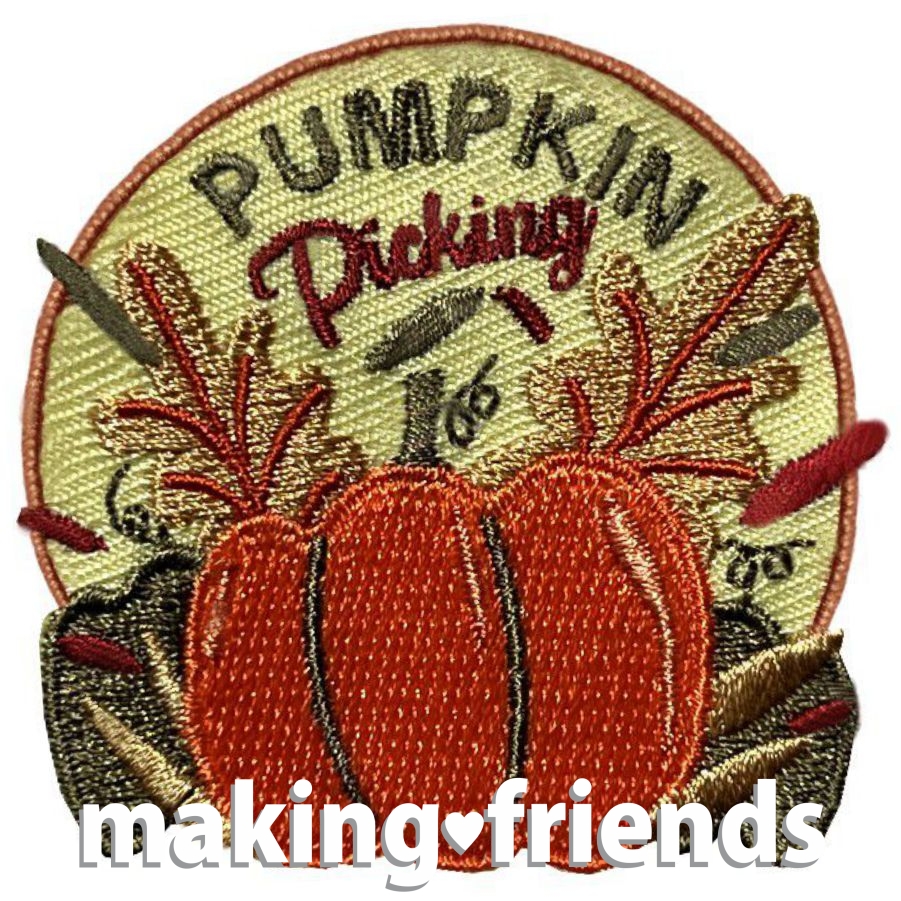 Girl Scout Pumpkin Picking Patch
