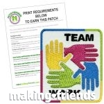 Girl Scout Teamwork Fun Patch