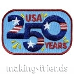 Girl Scout 250 year USA Celebration Patch Program
