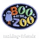 Scout Boo at the Zoo Fun Patch