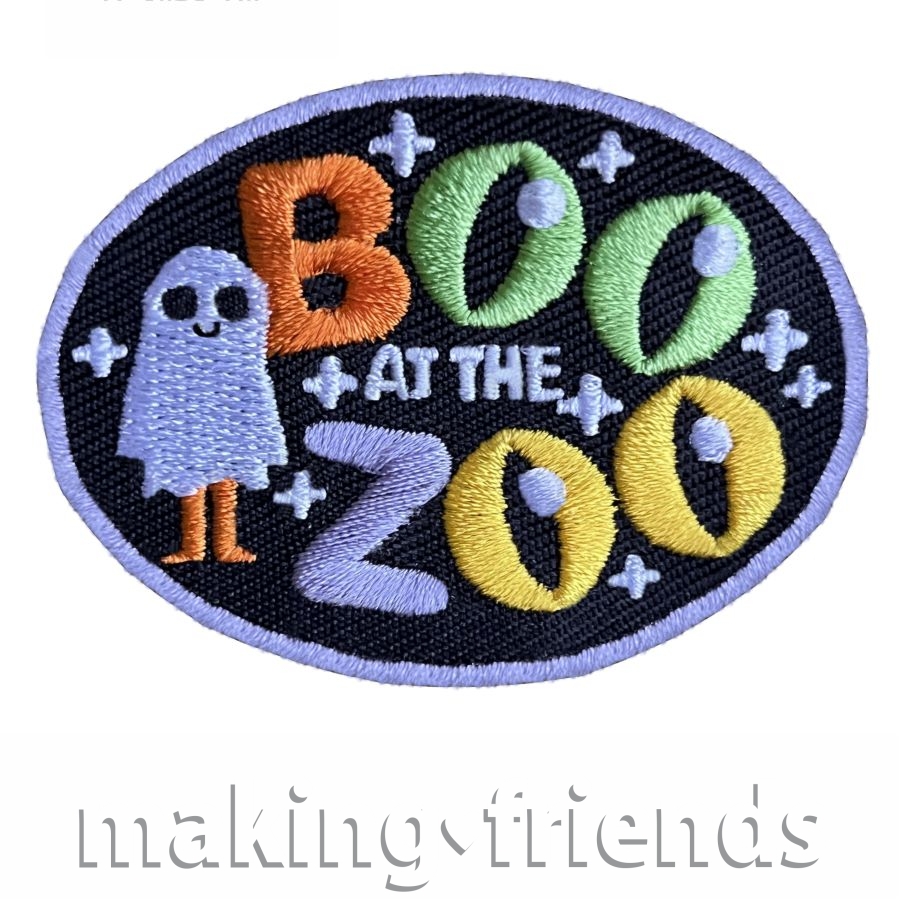 Scout Boo at the Zoo Fun Patch