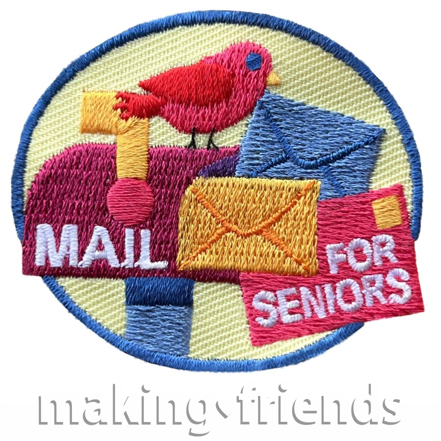 Scout Mail for Seniors Fun Patch