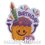 Girl Scout Birthday Fun Patch