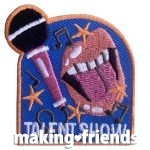 Scout Talent Show Fun Patch