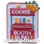 Girl Scout Cookie Booth Bling Patch