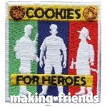 Girl Scout Cookies for Heroes Patch