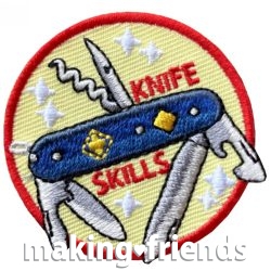 Scout Knife Skills Patch