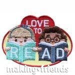 Girl Scout Love to Read Patch