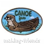 Girl Scout Canoe Fun Patch