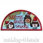 Girl Scout Christmas Around the World Patch