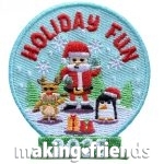 Girl Scout Holiday Fun 2025 Patch