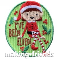 Girl Scout I've been Elfed Patch