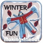 Girl Scout Winter Fun Patch