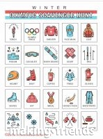 Girl Scout Winter Olympic Scavenger Hunt
