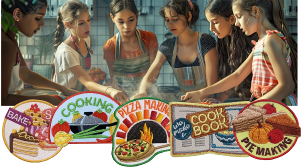 Girl-Scout Cooking & Baking Fun Patches