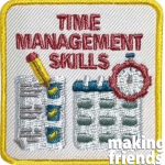Girl Scout Adulting Time Management Skills Fun Patch Program®