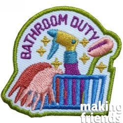 Scout Bathroom Cleaning Patch