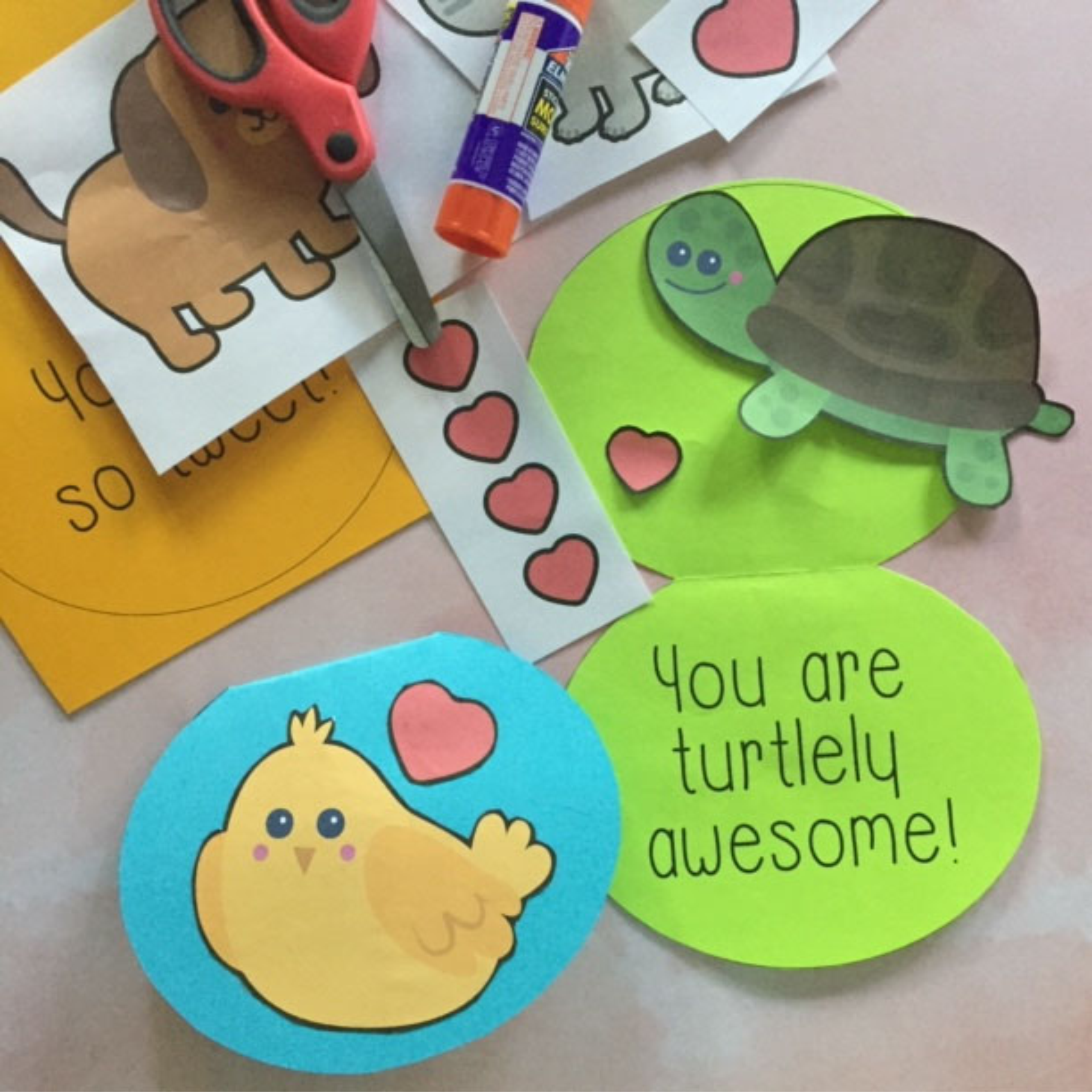Girl Scout Card Making