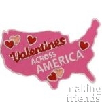 Girl Scout Valentine's America Fun Patch