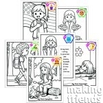 A Year of First Coloring Pages