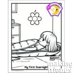 First Overnight Patch Coloring Page