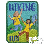 Girl Scout Hiking Fun Patch