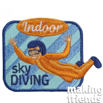 Girl Scout Indoor Skydiving Patch