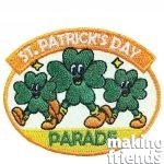 Scout St. Patrick's Day Parade Fun Patch