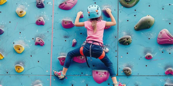 Scout Rock Wall Climbing Fun Patch