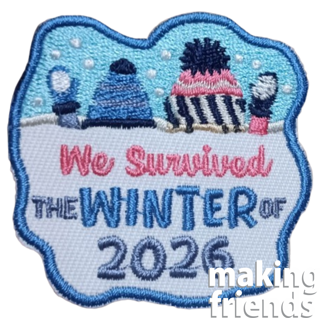 Girl Scout We Survived the Winter of 2026 Fun Patch
