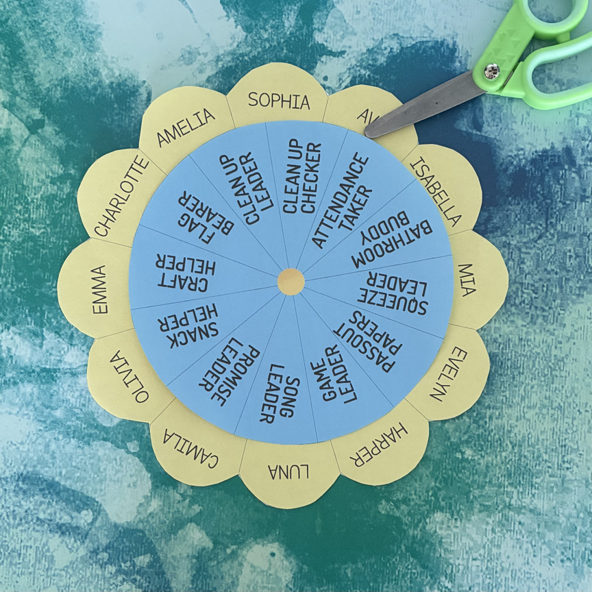 Simple Daisy Kaper Chart