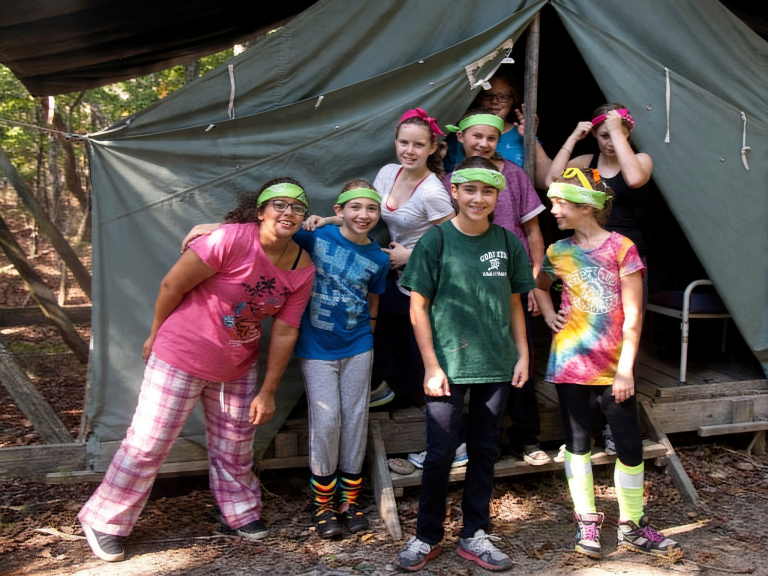 Girl Scouts Tent Camping