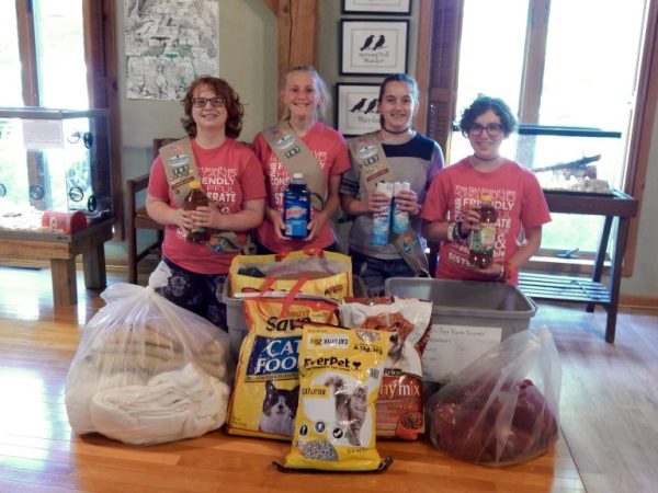 Girl Scout Pet Food Supply Drive