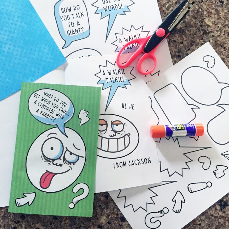 Girl Scout Silly Joke Cards