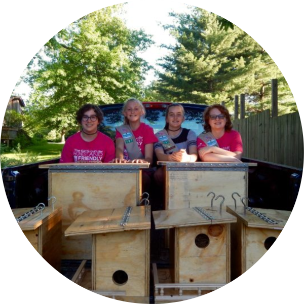 Girl Scout Feral Friends Silver Award