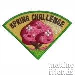 Girl Scout Spring Challenge Patch
