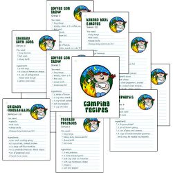 Girl Scout Camping Recipe Booklet