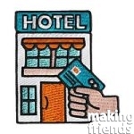 Gril Scout Hotel Fun Patch
